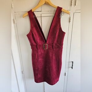 Forever 21 Mini burgundy dress Size L